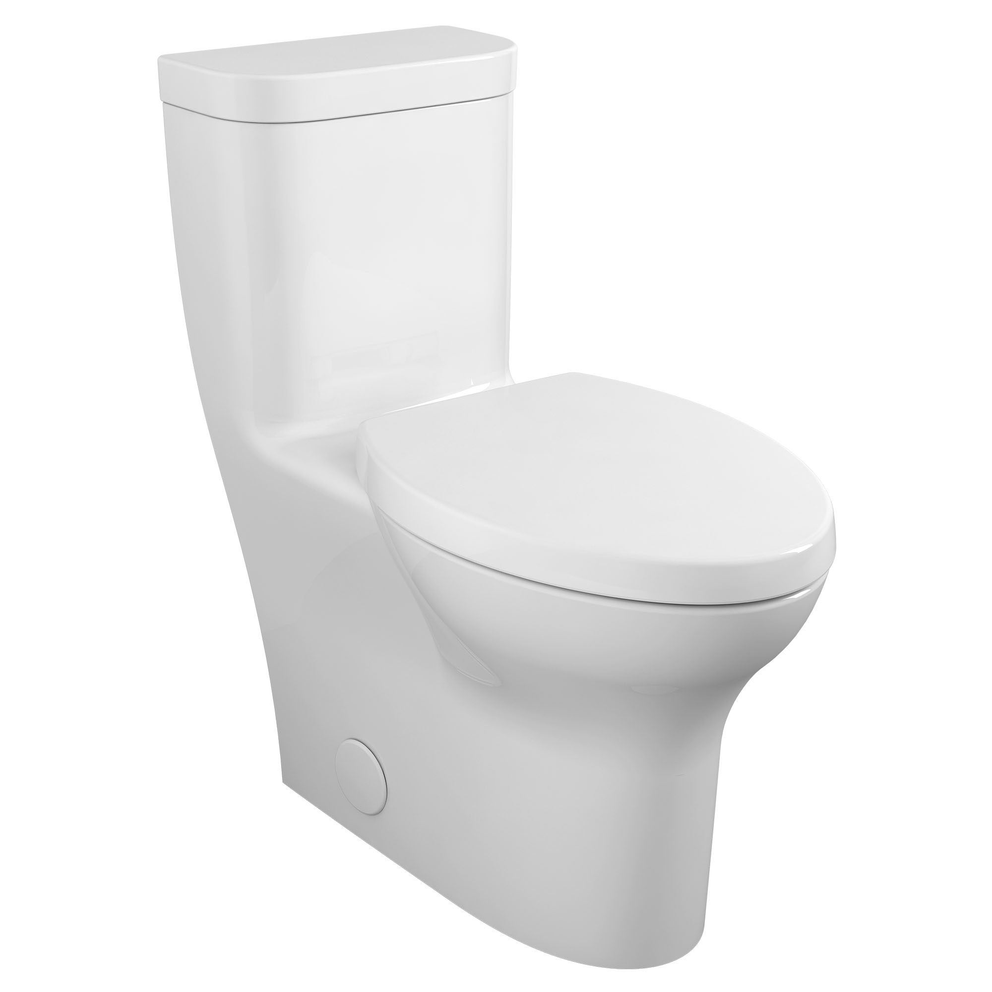 Equility One-Piece Chair Height Right Hand Trip Lever Elongated Toilet with Seat